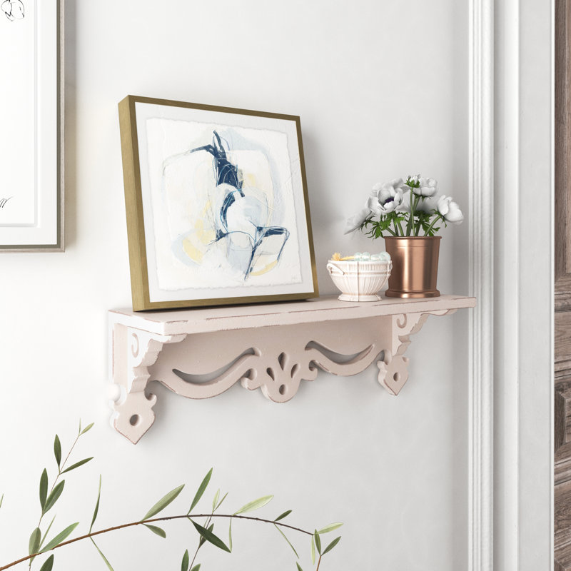 Everly Floating Shelf with Live Edge