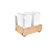 Rev-A-Shelf Bottom Mount Pullout Waste Trash Container Bin-101081086-101081087