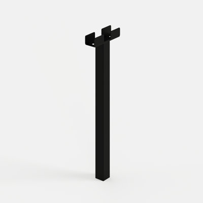 Silent iron rod connection leg