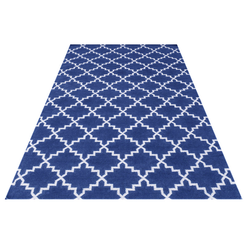 Eugenie Geometric Hand Woven Area Rug, Rectangle 140 x 200cm
