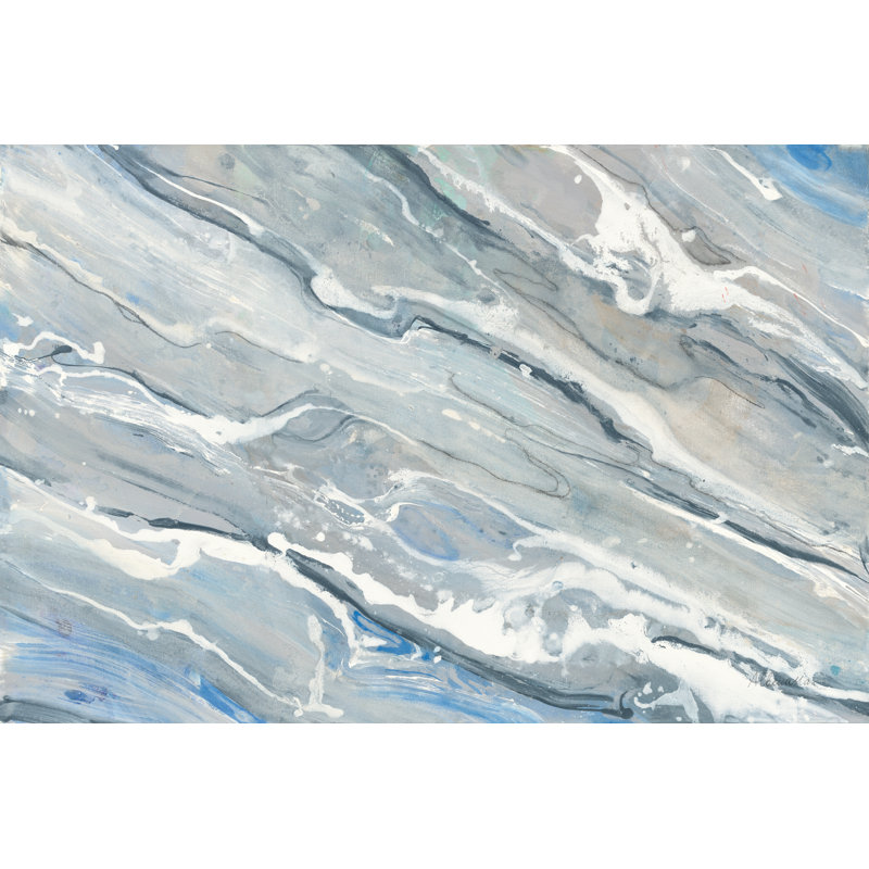 Going With The Flow by Albena Hristova - Wrapped Canvas Painting, 20cm H x 30cm W