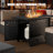 6-Piece Outdoor Rattan Patio Set with Fire Pit Table-2139026095