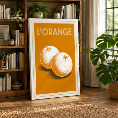 L'Orange Art Deco - Wrapped Canvas