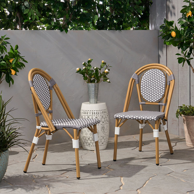 Chaise bistro (ensemble de 2), Grey
