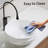 Round Ceramic Vessel Sink For Bathroom