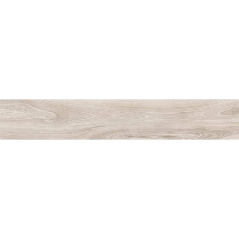Daintree 8" x 48" Porcelain Wood Look Wall & Floor Tile, Haya Taupe