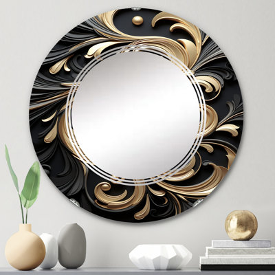 Kerst - Miroir mural moderne rond