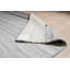 Gray Handwoven Wool Viscose Framed Linear Texture Geometric Modern Contemporary Carpet Rug-1676405790