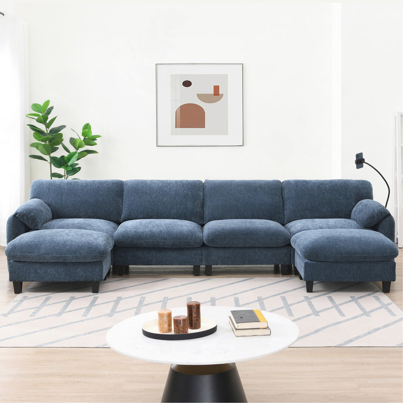 Canapé modulaire de 140 po