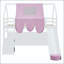 Lit mezzanine simple en bois avec structure de maison, tente, glissade et rangement-1503238068