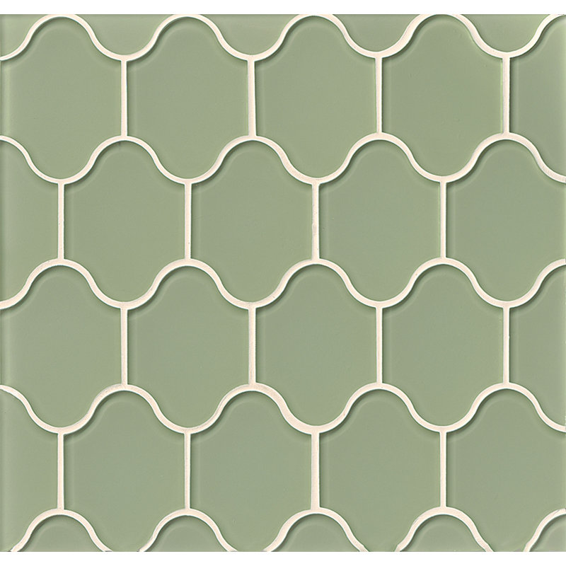 Mallorca Glass Lantern Mosaic Tile, Shoreline