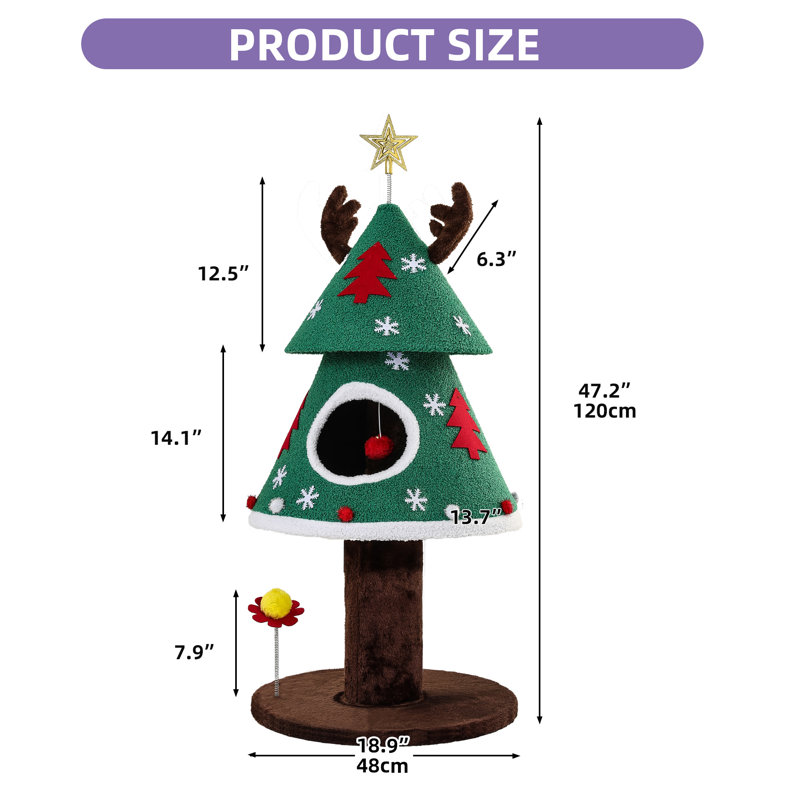 Tour pour chat 47 "Christmas