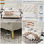 Grand lit luxueux rembourré en velours - beige, doux et robuste pour des nuits douillettes-1582423724