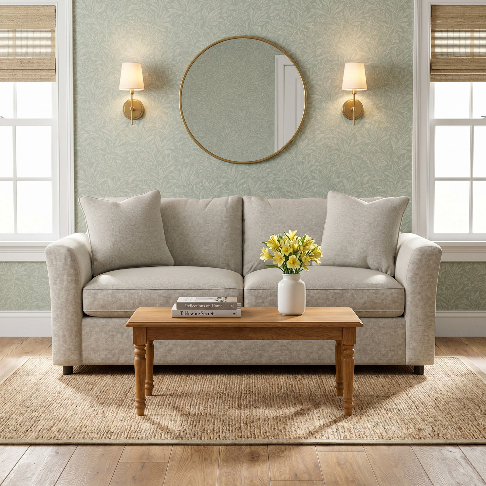 Northfield 84'' Upholstered Sofa, Beige Performance Fabric; 0851-73