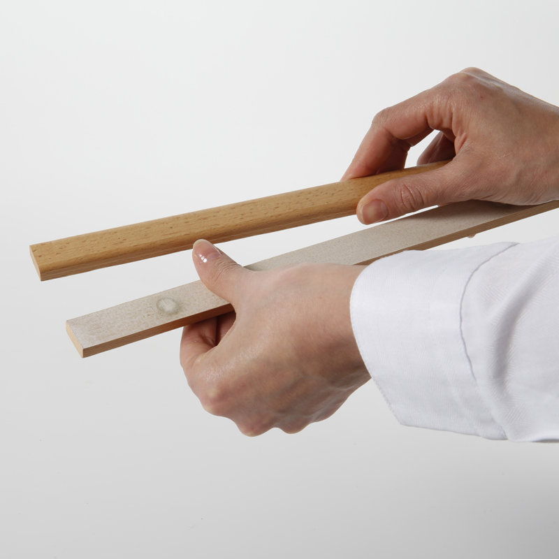 Cadre simple, Bois naturel, 18"