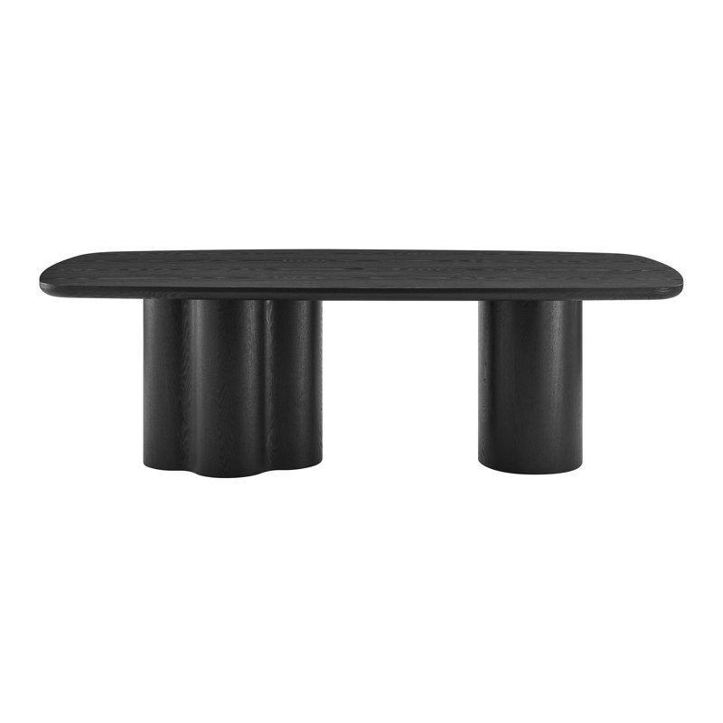 Table rectangulaire Tommi, Noir, noir, noir, noir