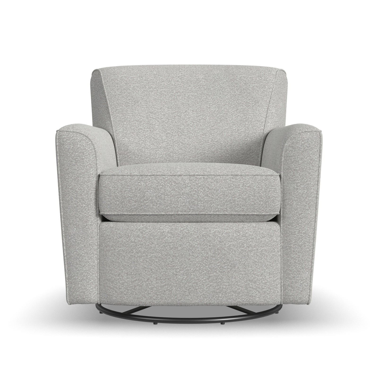 Monarch Swivel Armchair, Cream Performance