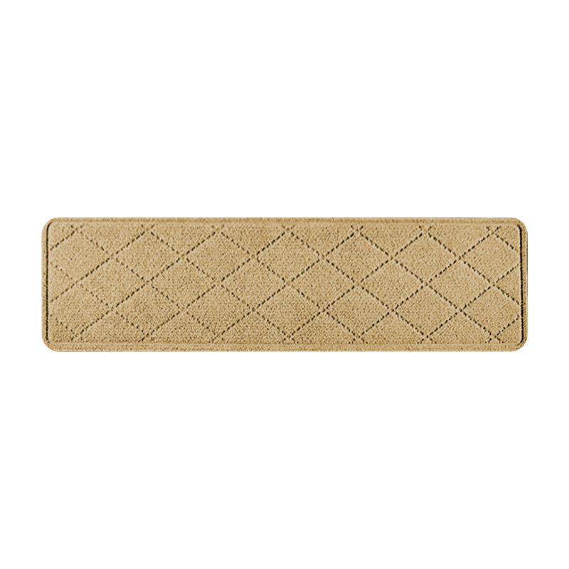 4 pièces de tapis d'escalier antidérapants pour marches en bois, Beige