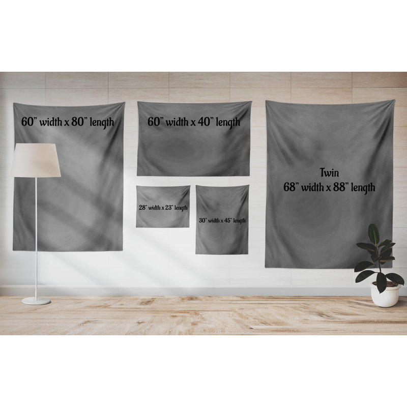 Tapisserie en microfibre, H 28 po x l 23 po