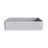20.5'' Concrete Vessel Rectangular Modern Gray Bathroom Sink
