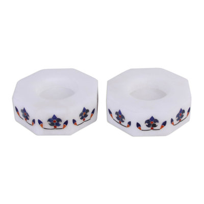 1'' H Stone Tabletop Tealight Holder