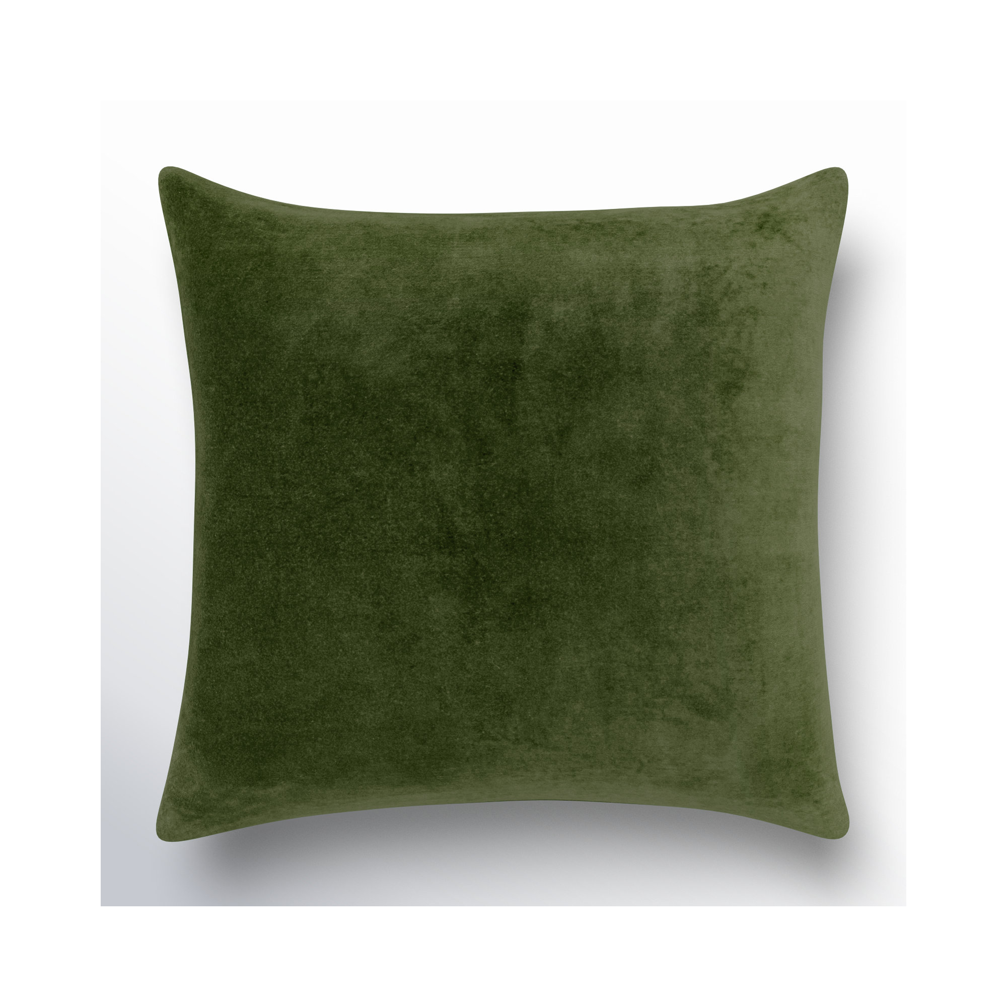 Denny Cotton Throw Square Pillow, Green, Pillow Cover Only - No Insert, 22"H x 22"W