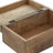 Doody Mango Wood Handmade Floral Decorative Brown Box with Hinged Lid Set