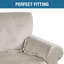Housse luxueuse pour fauteuil en velours extensible moelleux pour fauteuil-1639687804