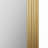 Rounded Rectangle Fluted Wall Mirror