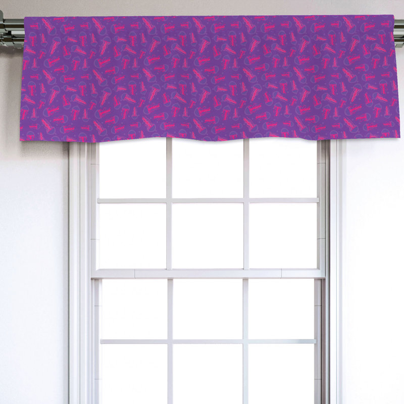 Sateen Ruffled Window Valance