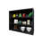Black Wall Cabinet With Open Storage-79884013