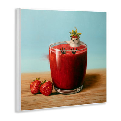 «Bird in Strawberry Drink» par Lucia Heffernan