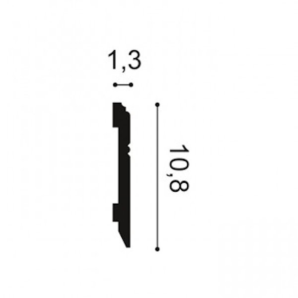 Audie 10.8cm H x 200cm W x 1.3cm D Urethane Crown