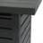 Rectangular Iron Fire Pit - 30,000BTU - Tank Cover Inside