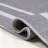Andujar Classic 2-Stripe Border Washable Gray/Cream Rug-1743945413