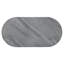 Table basse yukino gris ultrabrillant et finition chromée