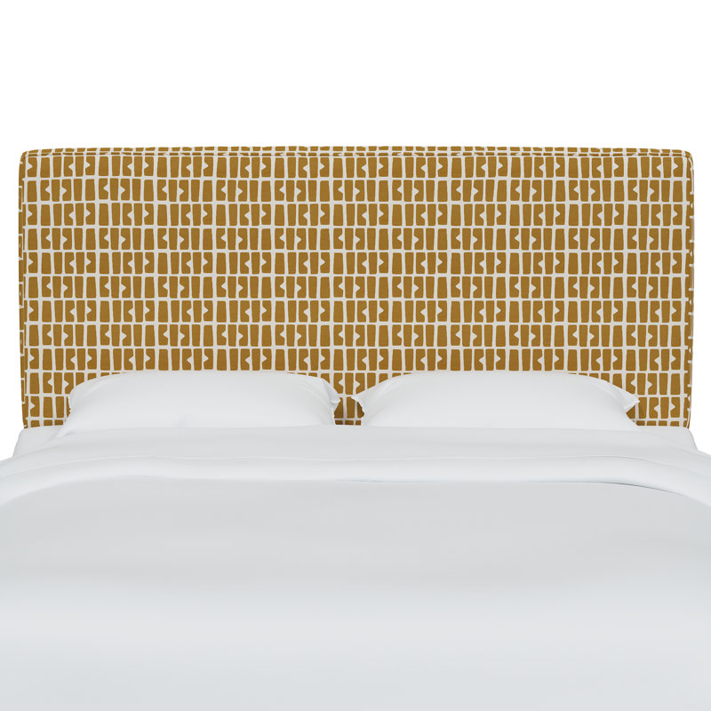 Ulrik Upholstered Cotton Panel Headboard, Full