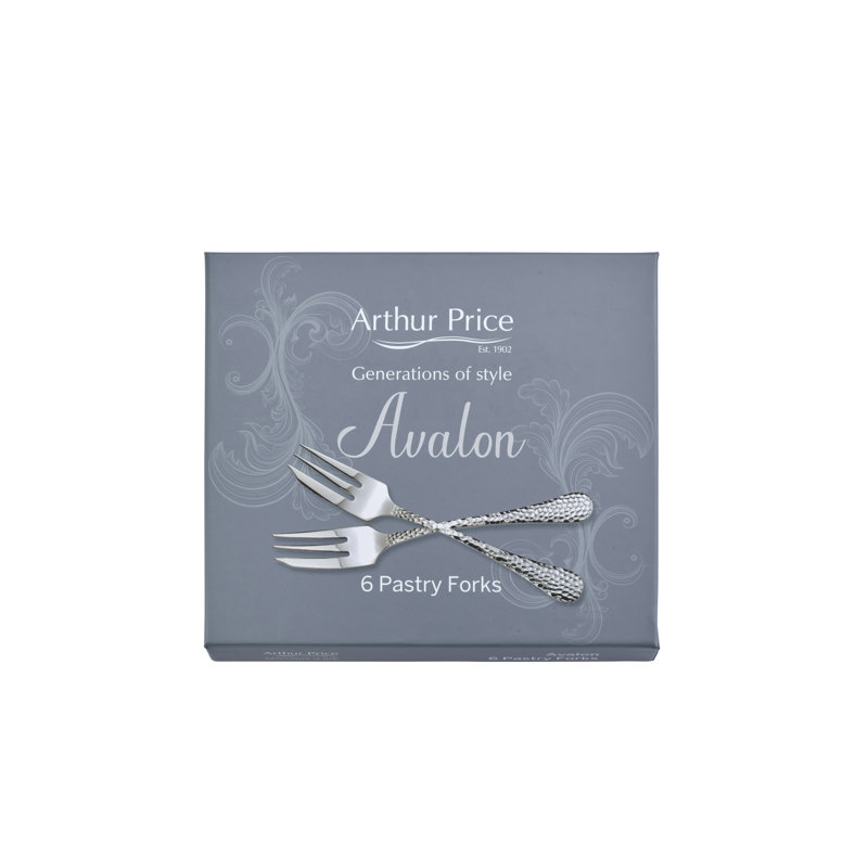 Champagne Avalon Stainless Steel Specialty Fork, Silver