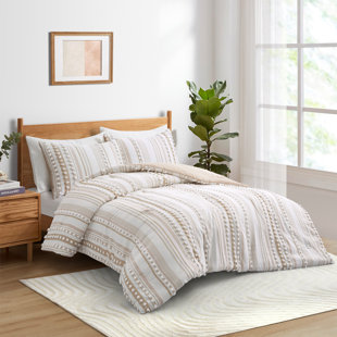 RUIKASI White Queen Comforter Set - 7 Pieces Queen Bed in a Bag