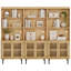 Armoire de rangement 72 po x l 94,5 po avec garde-manger et bibliothèque réglable-975399303
