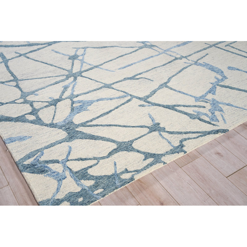Mystic Wool Abstract Area Rug, Rectangle 12' x 15'