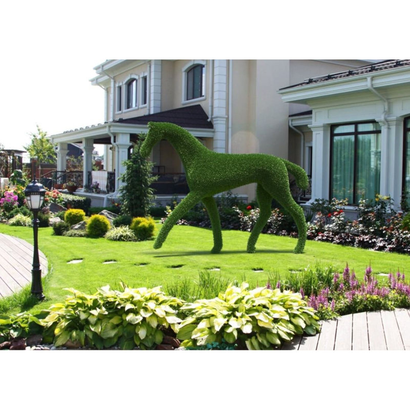Topiaire de cheval extérieur