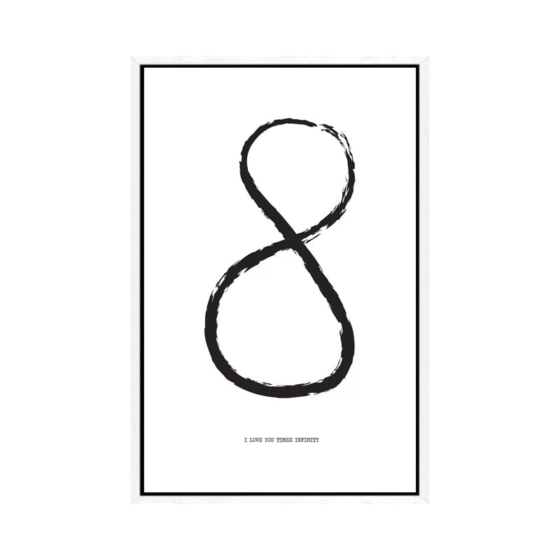 Times Infinity by The Native State - Gallery-Wrapped Canvas Giclée on Canvas, 66.04 cm H x 45.72 cm W, White Floater Framed
