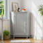 Armoire de rangement d'angle avec tablettes réglables-544832390