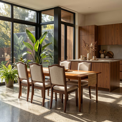 Ensemble de chaises de salle à manger à dossier haut l 21,89 po x P 18,7 po x H 38,5 po A&Q House