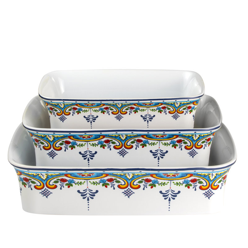 Zanzibar Stoneware Baking Dishes Set