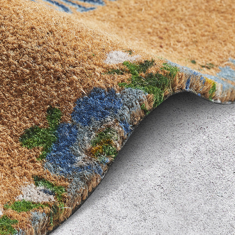Laura Ashley Doormats Coir, Cobalt Blue