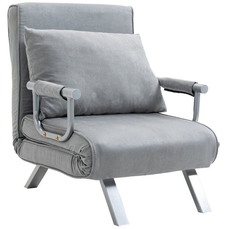 Upholstered Side Chair, Grey