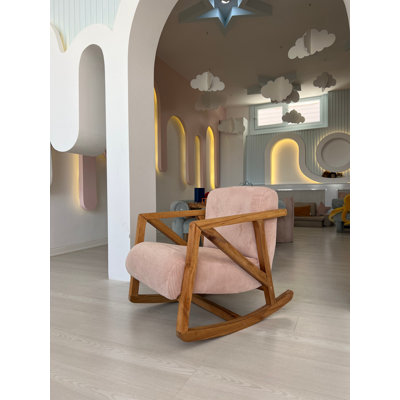 Bina Upholstered Swivel Wingback Chair