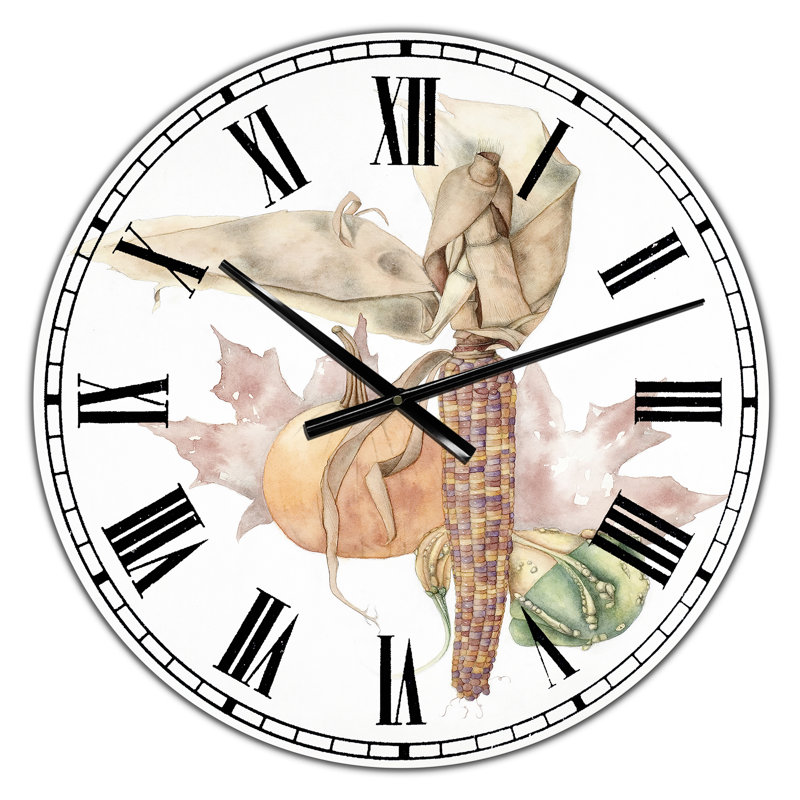 Horloge murale d'automne, Surdimensionné